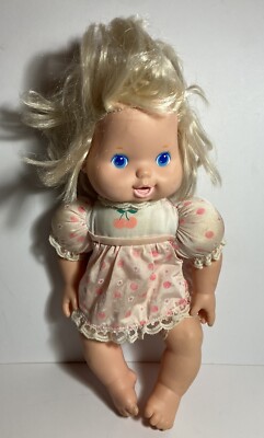 Vintage Baby All Gone, Kenner/Tonka 13 Zoll 1992 Puppe Plüsch, Kirsche Outfit