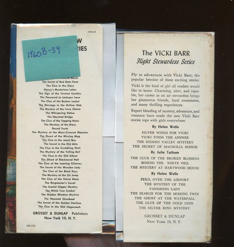 Nancy Drew: #19 The Quest of the Missing Map (1960B-39) HB/DJ 1st/Later - Picture 3 of 6