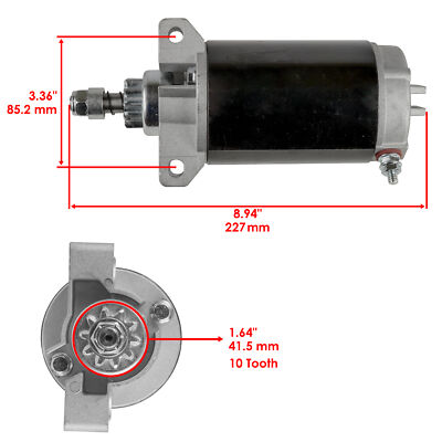 Starter For Mercury Outboard Starter For Mercury Mariner - Replaces 50-822462, 50-822462-1, 893890T 42mt Starter - Foto 4