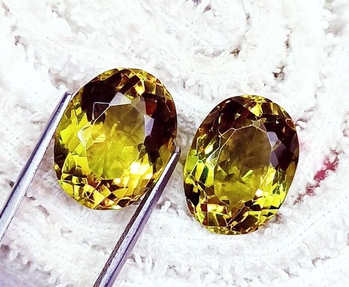 Zultanite Color-Change 10 To 12 Ct Loose Gemstone Certified Pair H120 - Picture 6 of 9
