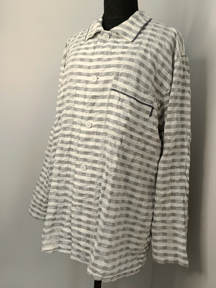 Yohji Yamamoto Y's for living men Japan gray seersucker Yohji Yamamoto Y's for living men Japan gray seersucker