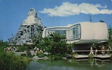 Disney Disneyland Monsanto House of the Future Matterhorn Vtg Postcard H1