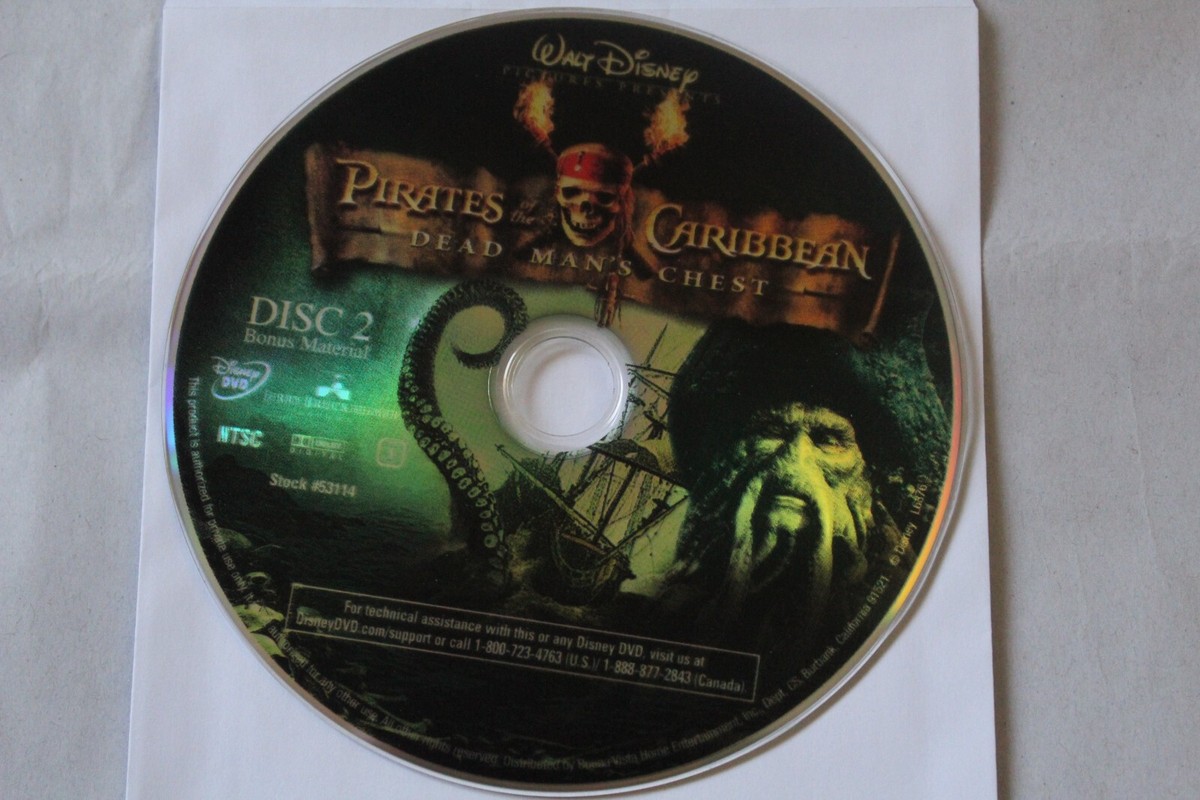 Pirates of the Caribbean: Dead Mans Chest (DVD, 2006, 2-Disc