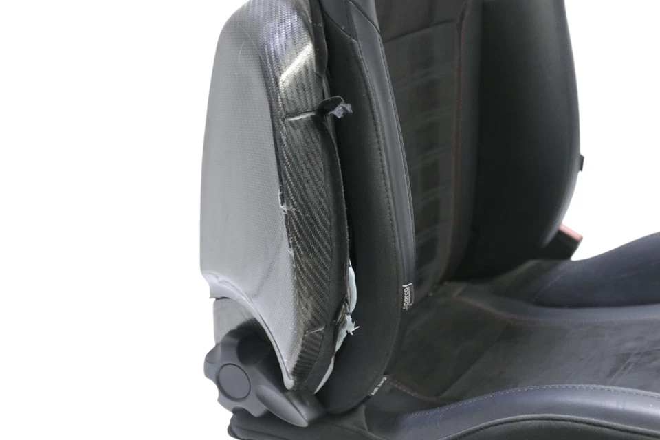 Asiento con canastilla delantero derecho de fibra de carbono para Alfa Romeo Giulia QV 2017-2023 OEM Foto 2 de 4