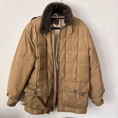 Vintage 70s-80s Eddie Bauer ''Yukon'' Premium Goose Down Jacket | Tan Size Large