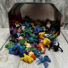 Pokemon Monsters Mini Figure Toys Pikachu Action Figures 50 Pieces Card Tin