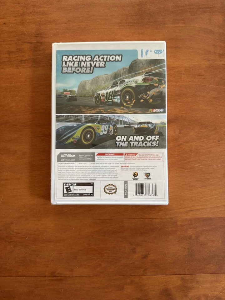 NASCAR UNLEASHED (Nintendo Wii) BRAND NEW Factory Sealed - Excellent &Ships Fast - Image 2 of 4