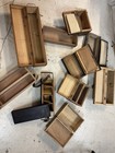 Gros Lot 10 Boîtes De Rangement Pour Plaques De Verres Différents Format Divers