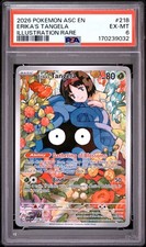 PSA 6 Erika's Tangela 218 Illustration Rare Ascended Heroes Pokemon