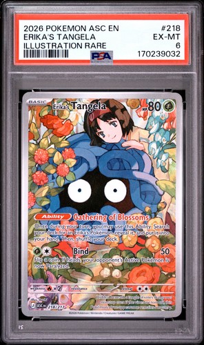 Erika's Tangela graded PSA 6 for sale on eBay