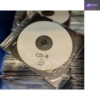 Effiziente 700 MB CD-R - 80 Minuten Kapazität mit Slimline Jewel Case enthalten