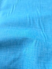 New Robert Kaufman Blue Quilters Linen Cotton Fabric 2.75 Continuous Yards