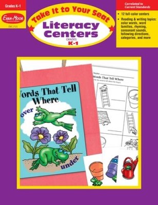 Take It to Your Seat Literacy Centers, Grades K-1 - Paperback - GOOD