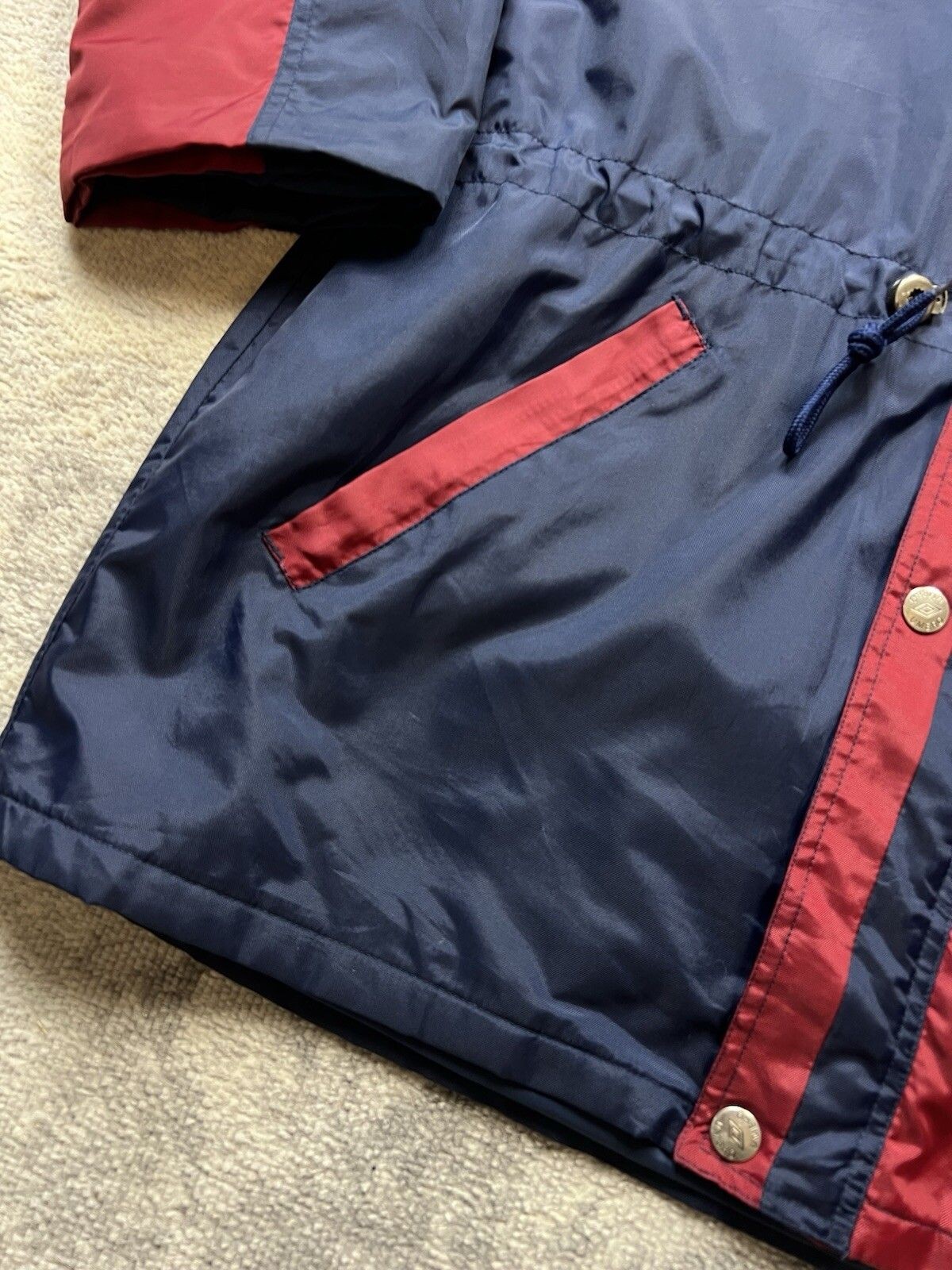 Vintage Umbro Football Coach Jacket Large Men's Embroidered 90s Warm Up Coat image 6