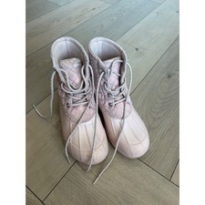 Sperry Saltwater Pink Quilted Duck Boots Womens 5M SCK166950 Rain Snow Boot