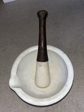 Antique Apothecary Pestle and Mortar Large Heavy S maw And