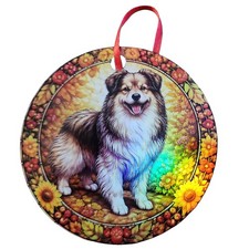 Pyrenean Shepherd 2 Holographic Dog Ornament