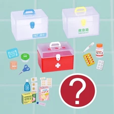 1:6 Mini Medicine First Aid Box Barbie Calico Critters Dollhouse Diorama Toy