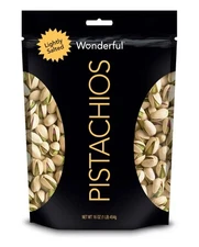 Wonderful Pistachios, In-Shell Roasted & Lightly Salted Pistachios, 16 Ounce Bag