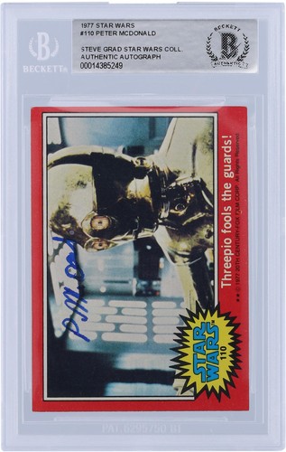 1977 Topps Star Wars #110 Threepio fools the guards!