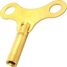 Brass Clock Key Size 8 4.25mm for Mainspring Winding Winder Clockmaker Tool