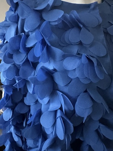 ZARA WOMAN SS25 BLUISH PETAL JACKET Blue Short 3920/268 - Picture 13 of 14