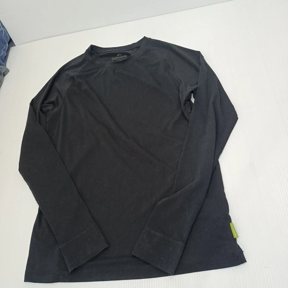 Kathmandu Ultracore Longsleeve T Shirt Mens Size L Large Black Base Layer - image 2 of 4