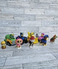 Lot Of Mixed Paw Patrol Mission Paw Vehicle & Figures Lot Of 10 Playset Racers