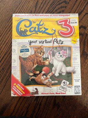 Catz 3 III CD ROM Classics, Windows 95 and Mac Sealed New In Box