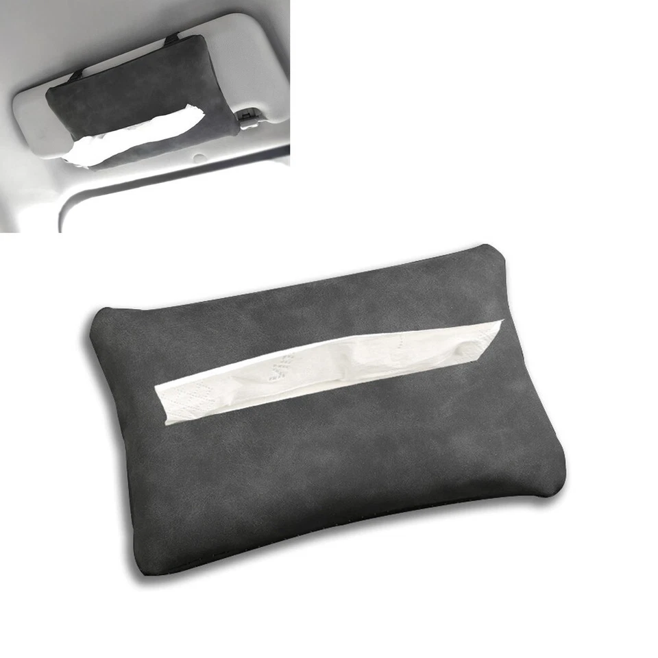 Universal Car Tissue Holder Visor Organizer Car Napkin Holder Tissue Box 1PCS - Image 4 of 4