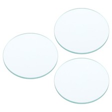3Pcs 12" Focal Length Flat Convex Lens 50mm Dia 4mm H Clear