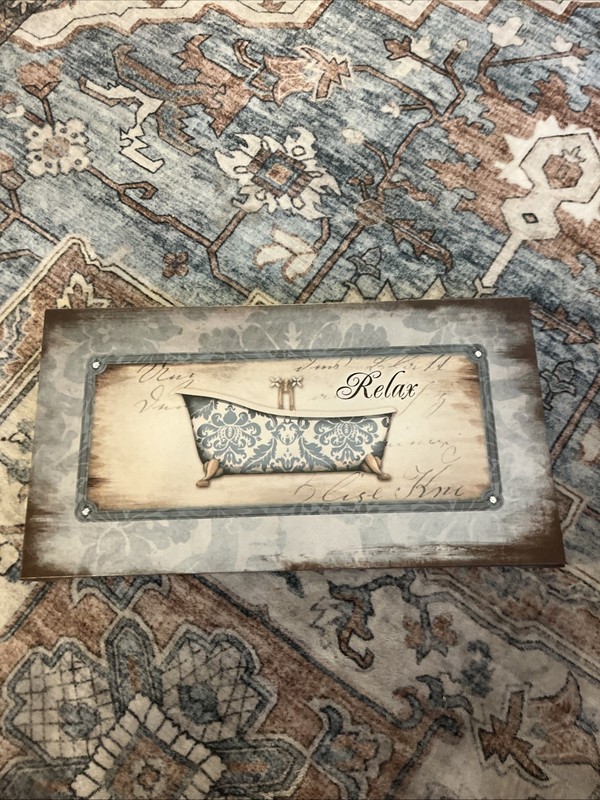 Bathroom Relax Wall Art