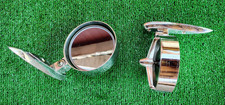 Pair Vtg Yankee 40100 Tri-bar Chrome Side View Mirrors 1950s Pair Vtg Yankee 40100 Tri-bar Chrome Side View Mirrors 1950s