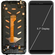 BLU C5L MAX  5.7" Display Touch Panel Digitizer Front housing Black From USA