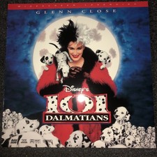 Disney Live Action 101 Dalmatians Laserdisc Glenn Close