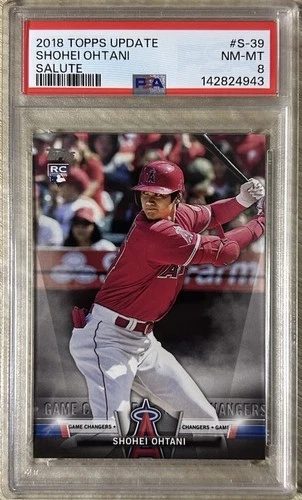 2018 Topps Salute Shohei Ohtani Rookie #S-39 PSA 8