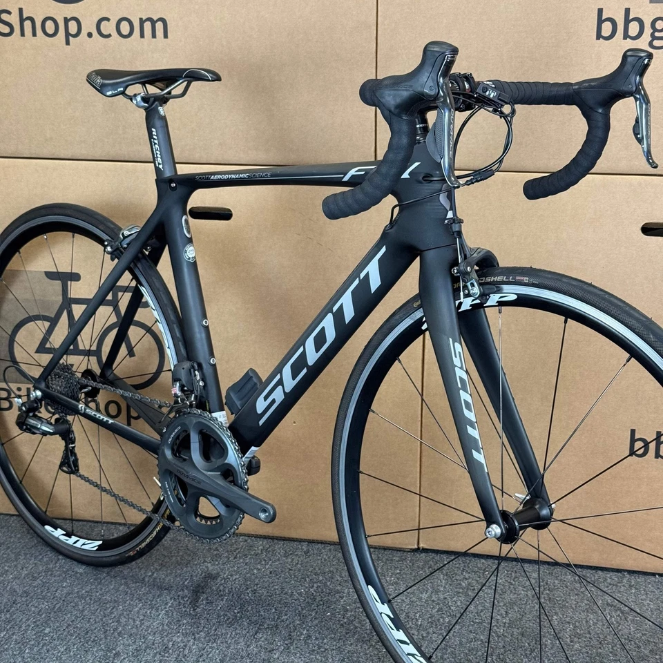 Bicicleta de carretera Scott Foil 15 usada, Dura-Ace Di2, fibra de carbono-2013, 54 cm Foto 3 de 4