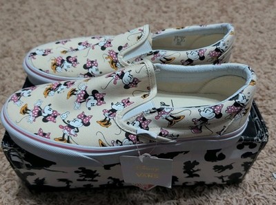 Vans x Disney Minnie Mouse Slip On Vintage Rare Mens Size 8.5