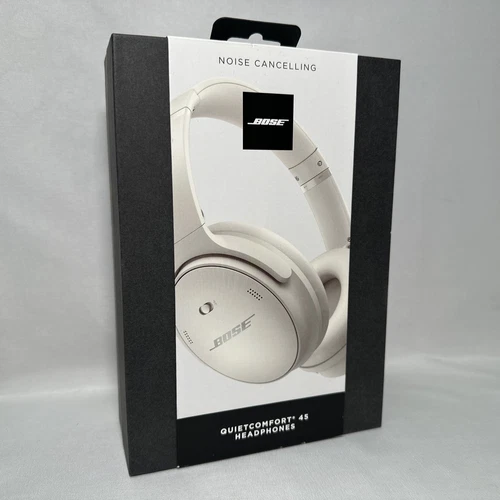 Bose QuietComfort 45 Noise-Canceling Wireless Headphones - White Smoke - Sealed!