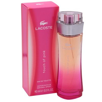 LACOSTE TOUCH OF PINK for Women Perfume 3.0 oz edt 3 oz NEW IN BOX