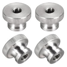 4Pcs Knurled Thumb Nuts M8 304 Stainless Steel Round Knobs for 3D Printer Parts