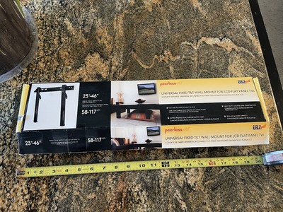 Peerless - AV Universal Fixed Tilt Wall Mount - LCD Flat Panel TV Open Box(New)