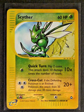 Carta Pokemon Scyther 57/147 Aquapolis Reverse Holo 2002