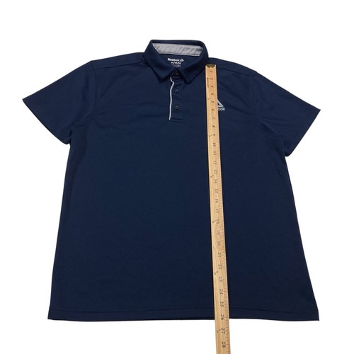 Reebok | Navy Blue Short Sleeve Polo Shirt | Men's Size M - 第 5/7 張圖片