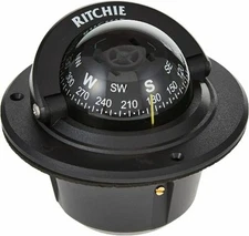 Ritchie Explorer Compass F-50 Flush Mount Traditional Black light 3.75" Hole