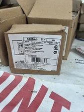 Leviton LB230-G Breaker 2P 30AMP 120/240V Ground Fault  HYDRAULIC MAGNET  NEW