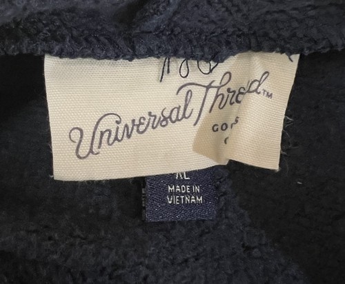 Universal Threads dunkelblauer farbiger Hoodie mit Seitentaschen ~ Größe X-Large - Bild 4 von 6