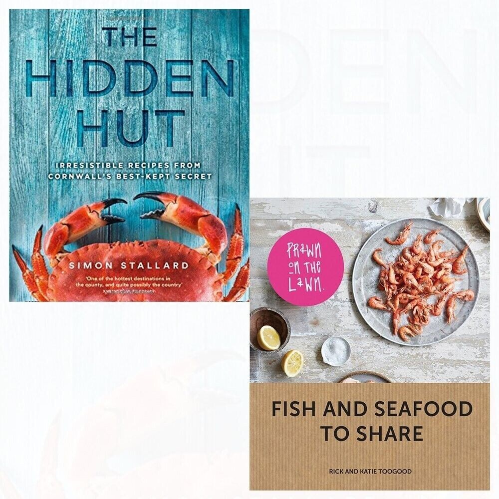 Prawn on the Lawn Rick Toogood, Hidden Hut Simon Stallard 2 Books Set Hardcover