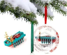 Hexbug Nano Reindeer Antlers TEAL Legs RED Body Hex Bug Rudolph Xmas Ornament