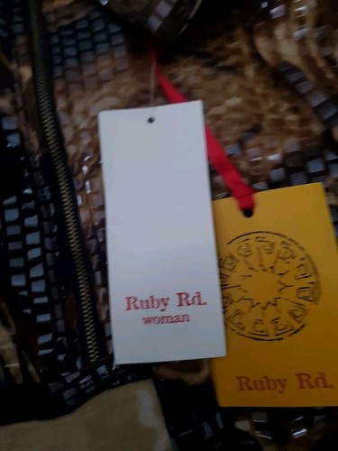 Ruby Rd Woman Women's Jacket Size 20W Wild At Heart Animal Print Shimmery NWT - Picture 8 of 8